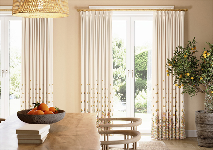 Petal & Block Nitara, Marigold - Made to Measure Curtains - Image 3